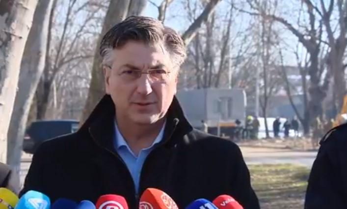 Plenković obišao mjesto pada bespilotne letjelice: Ovo je jasna prijetnja na koju treba reagovati