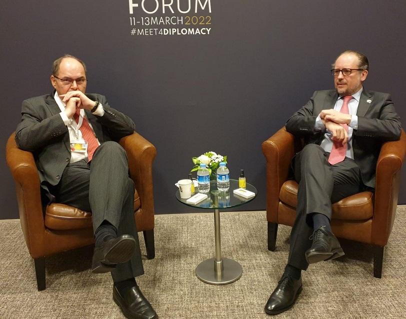 Kristijan Šmit se u Antaliji sastao sa austrijskim ministrom vanjskih poslova