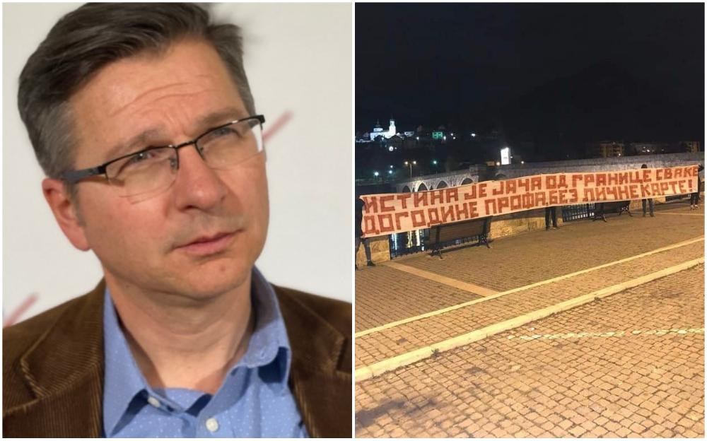 Provokacija: Postavili transparent na mostu Mehmed paše Sokolovića u Višegradu, "dogodine profa bez lične karte"!