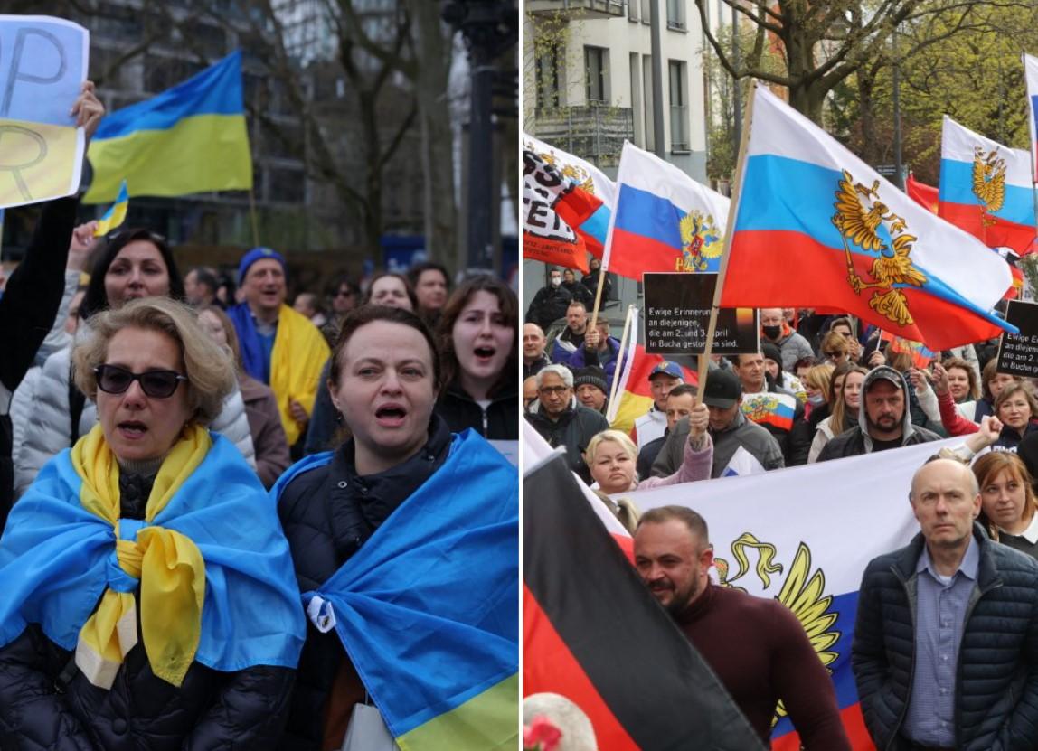 U Njemačkoj održani protesti za i protiv Rusije - Avaz