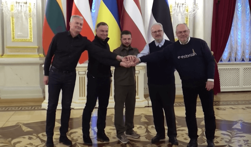 Lideri Poljske i baltičkih država u posjeti Kijevu
