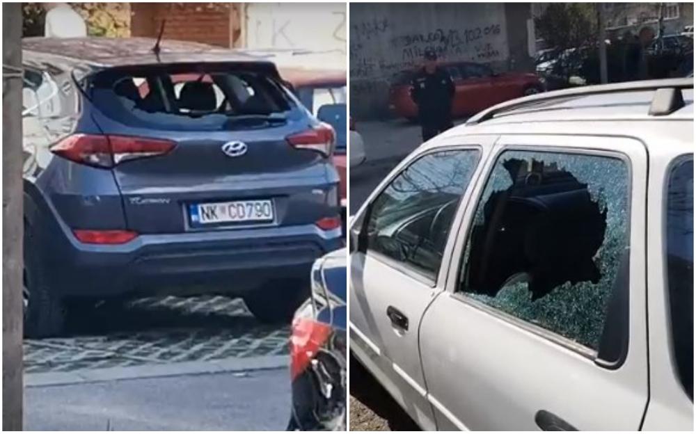 U Nikšiću bačena bomba na parking: Oštećeno 20 automobila