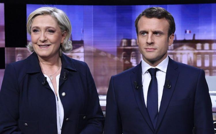 Le Pen i Makron - Avaz