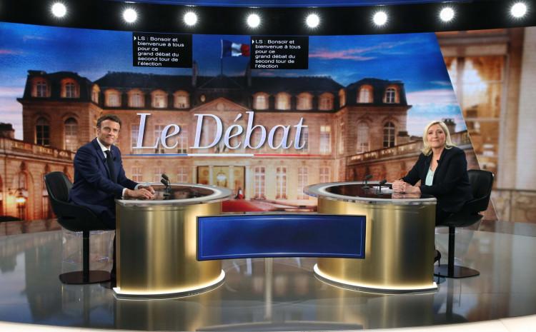 Makron i Le Pen na predsjedničkoj debati - Avaz