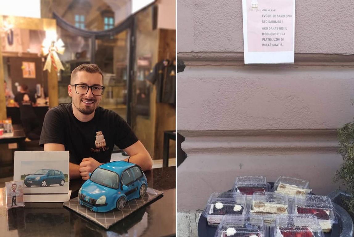 Sarajevski duh: Slastičar dijeli kolače ljudima koji nisu u mogućnosti da sebi kupe