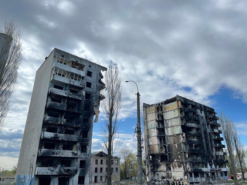 Borodjanka nakon ruskog bombardiranja - Avaz