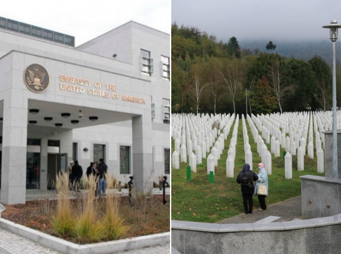 Ambasada SAD za "Avaz": RS snosi institucionalnu odgovornost za poštivanje žrtava genocida u Srebrenici