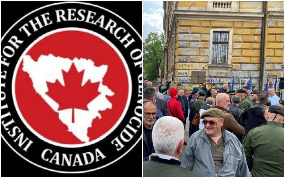 Institut za istraživanje genocida Kanada, obilježavanje godišnjice u bivšoj Dobrovoljačkoj ulici prije dva dana - Avaz