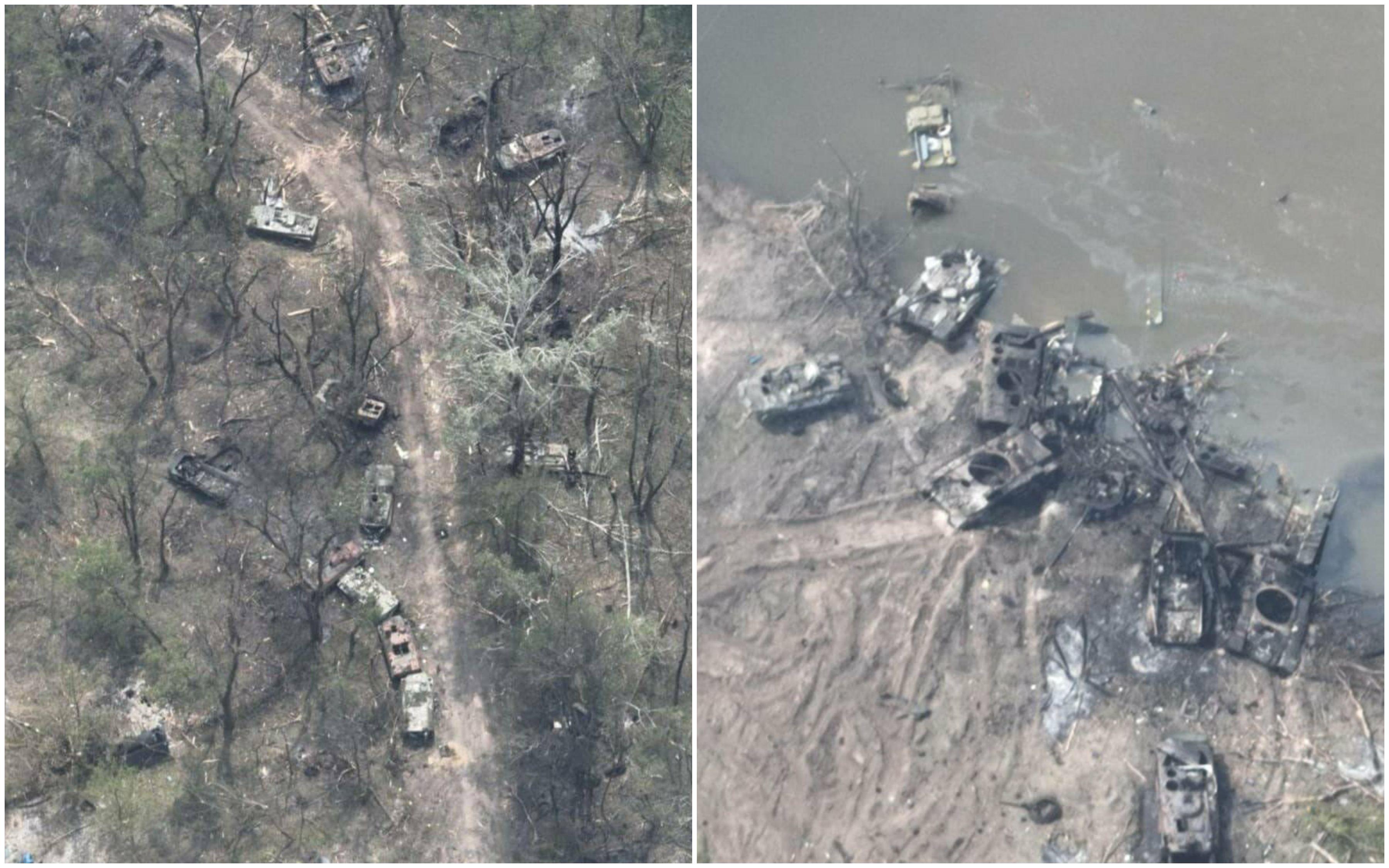Ukrajinska vojska objavila fotografije groblja ruskih tenkova