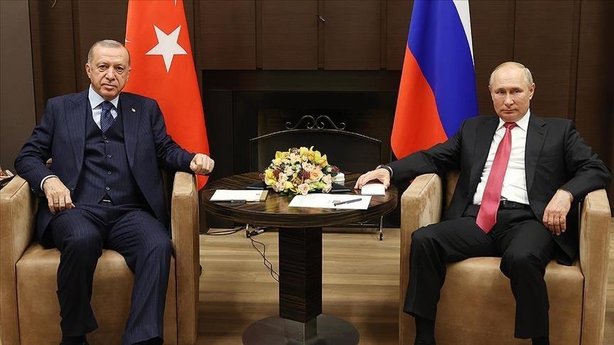 Recep Tayyip Erdogan and Vladimir Putin - Avaz