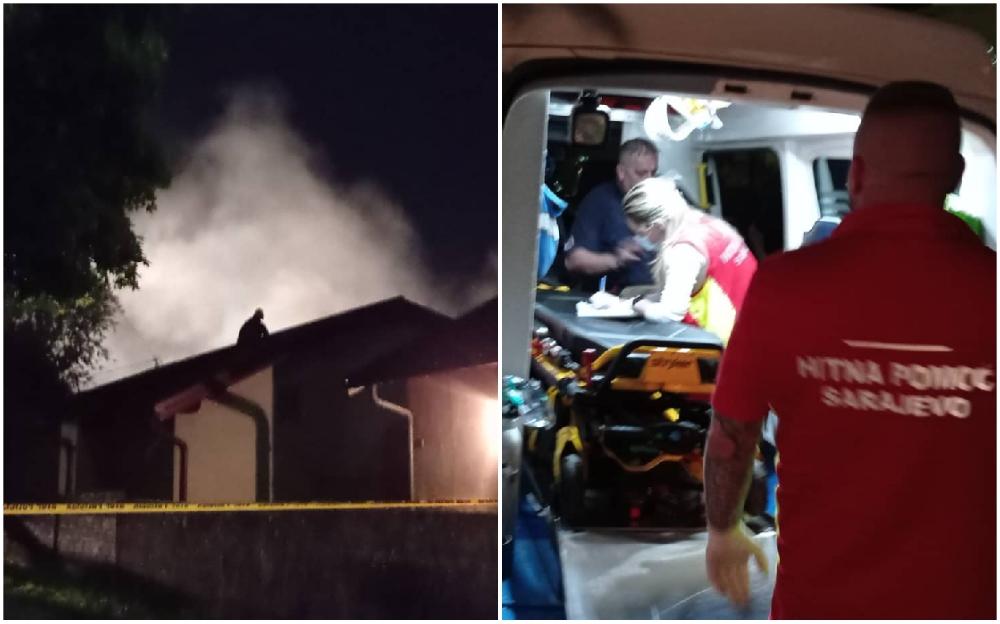 Drama u Švrakinom Selu: Gori kuća, povrijeđen vatrogasac
