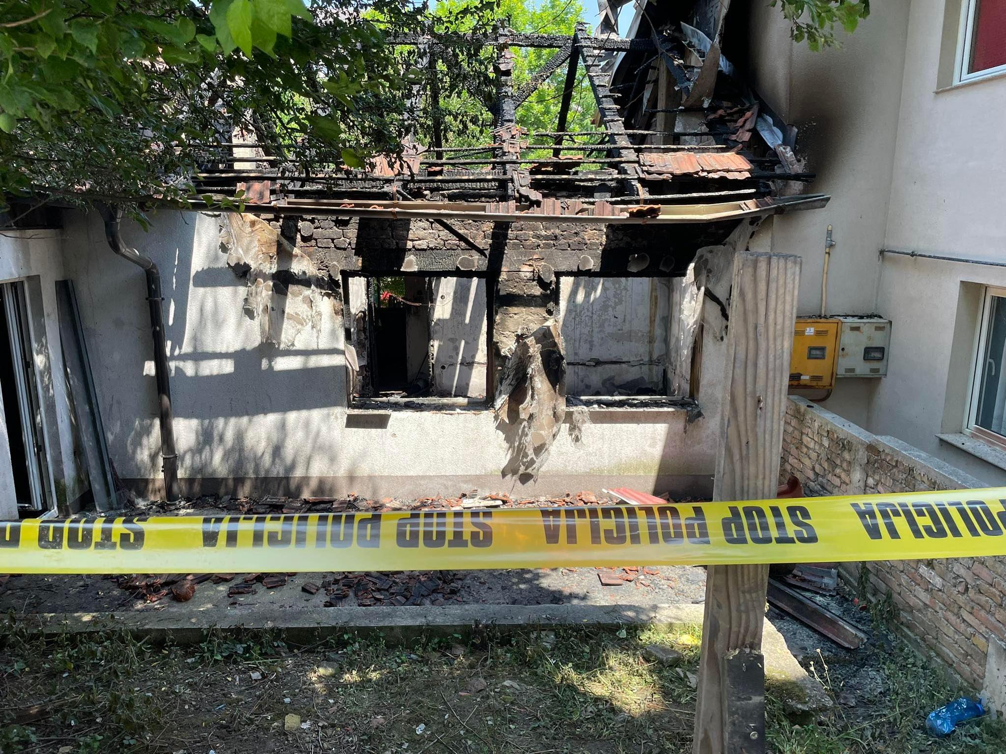 Uništen dio kuće u kojoj je izbio požar - Avaz