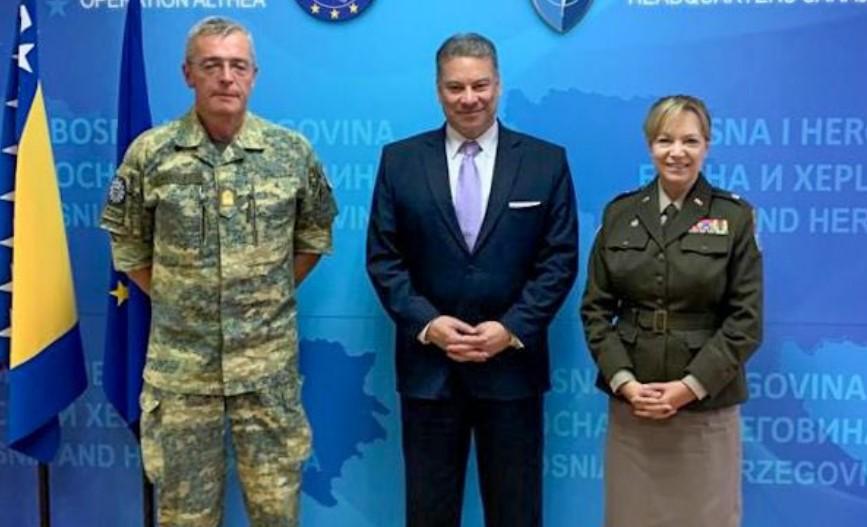 Eskobar s komandantima NATO-a i EUFOR-a: Važnost doprinosa sigurnom i stabilnom okruženju