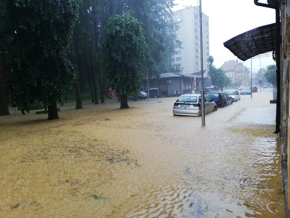 Obilne padavine napravile problem: Bosanski Novi pod vodom