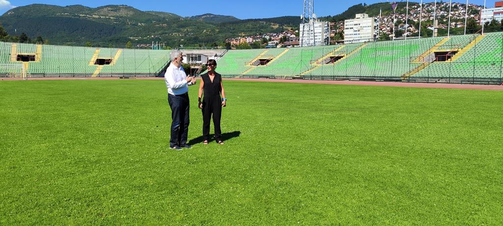 Uskoro počinju radovi na izgradnji novog terena Olimpijskog stadiona „Asim Ferhatović Hase“