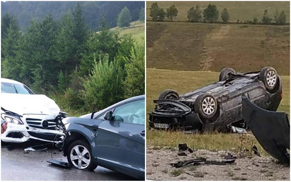 Teška saobraćajna nesreća kod Bugojna: Učestvovala tri automobila, jedan završio na krovu