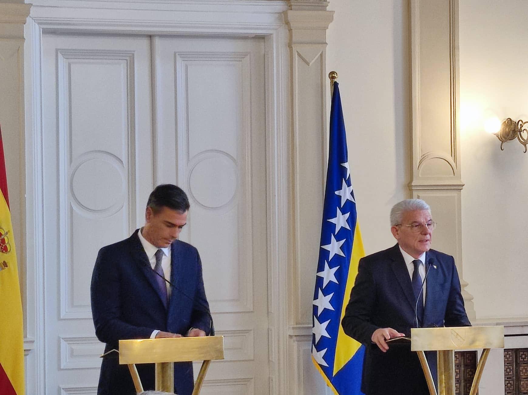 Sančez i Džaferović: Govorili smo o bilateralnim odnosima i evropskom putu BiH - Avaz