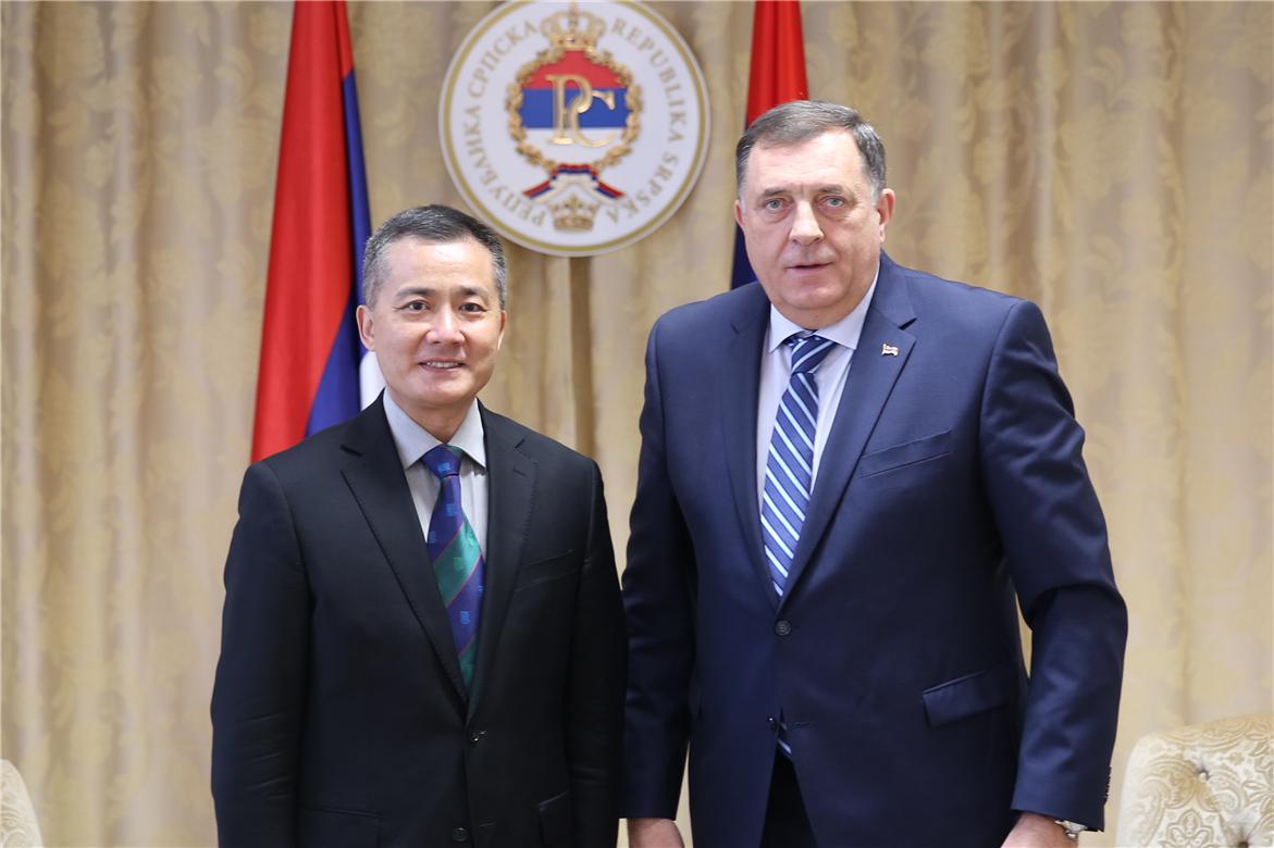 Kineski ambasador u BiH zahvalio Dodiku na podršci Pekingu u tajvanskom pitanju
