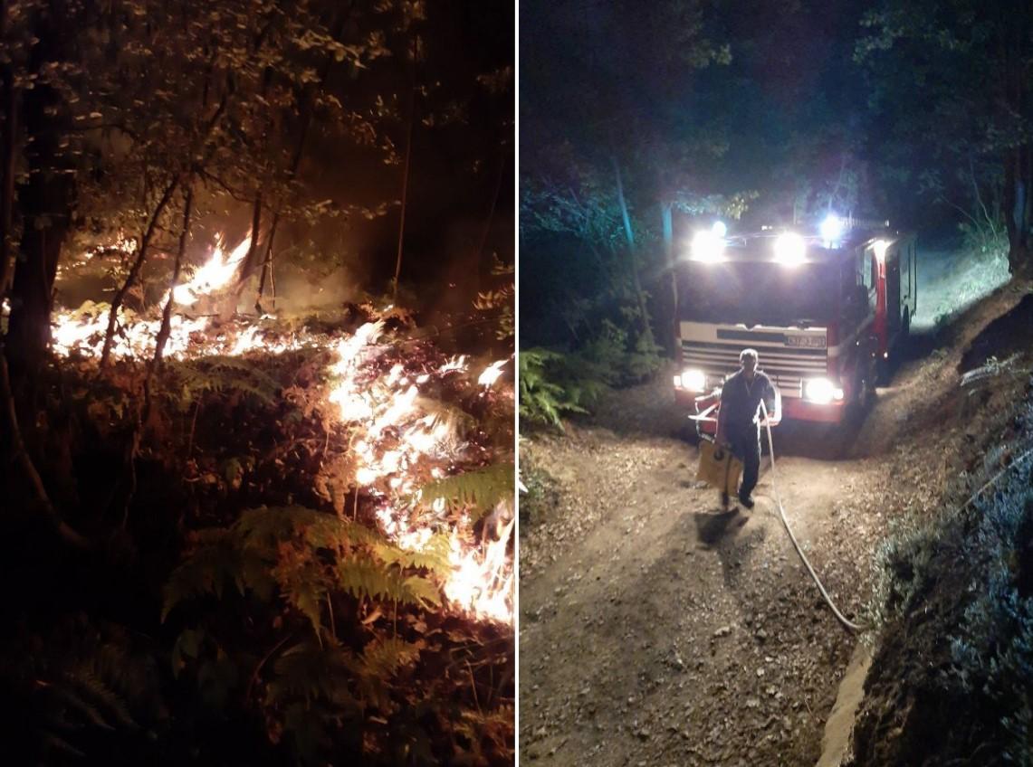 Uprkos nadljudskim naporima vatrogasaca: Požar u blizini izletišta Ilinčica i dalje aktivan