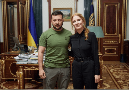 Džesika Čestejn sastala se u Kijevu sa Volodimirom Zelenskim