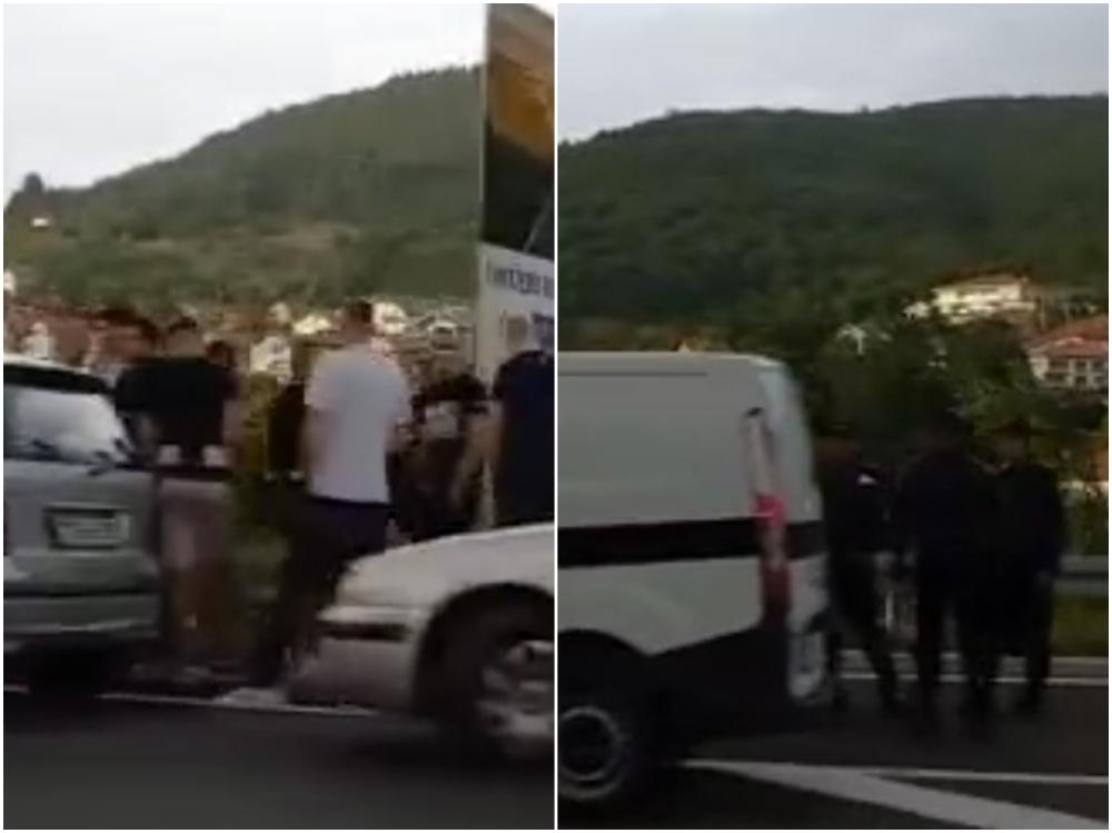 Video / Navijači Sarajeva se okupljaju na proširenju iza naplatnih kućica u Jošanici