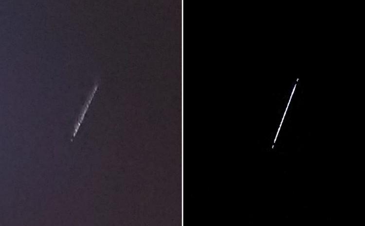 StarLink sateliti koji su bili vidljivi sinoć - Avaz