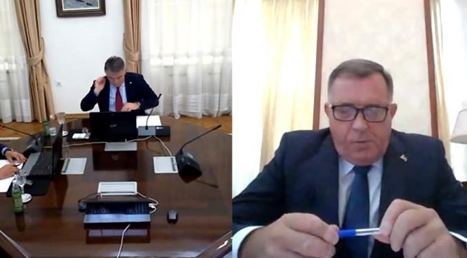 Dodik objavio video sa sjednice Predsjedništva BiH i svađu sa Džaferovićem