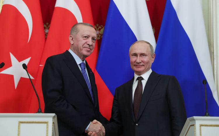 Erdoan i Putin sa ranije održanog susreta - Avaz
