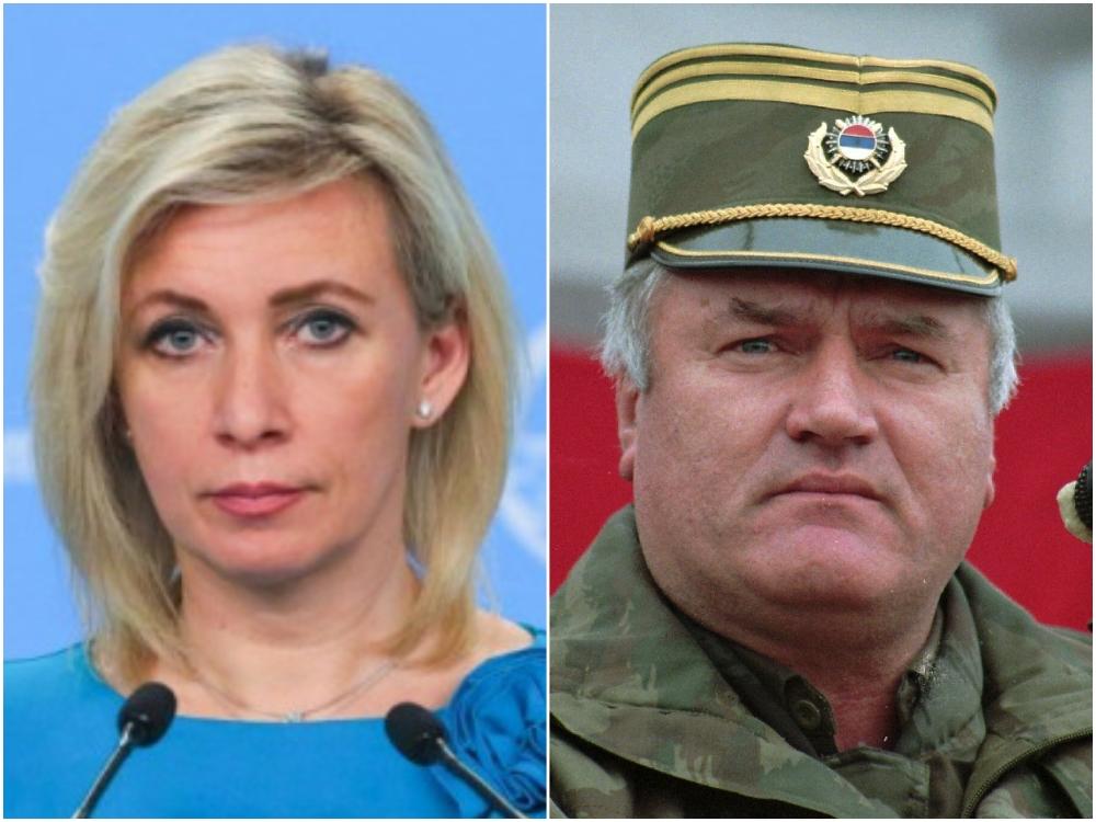 Marija Zaharova: Traži oslobađanje ratnog zločinca Ratka Mladića - Avaz