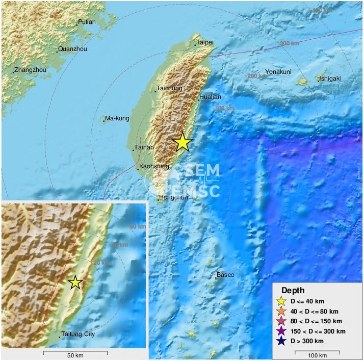 Snažan zemljotres pogodio Tajvan: Postoji opasnost od cunamija