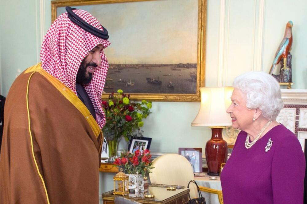 Muhamed Bin Salman i kraljica Elizabeta II - Avaz