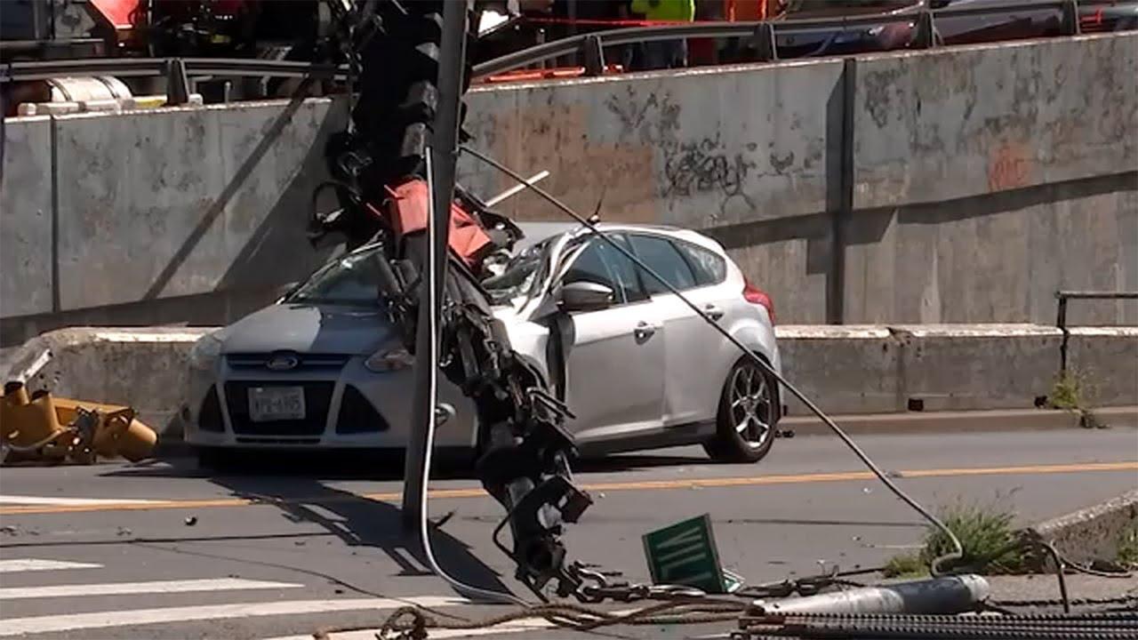 Drama u Njujorku: Pogledajte kako je kran pao na automobil, djevojka preživjela