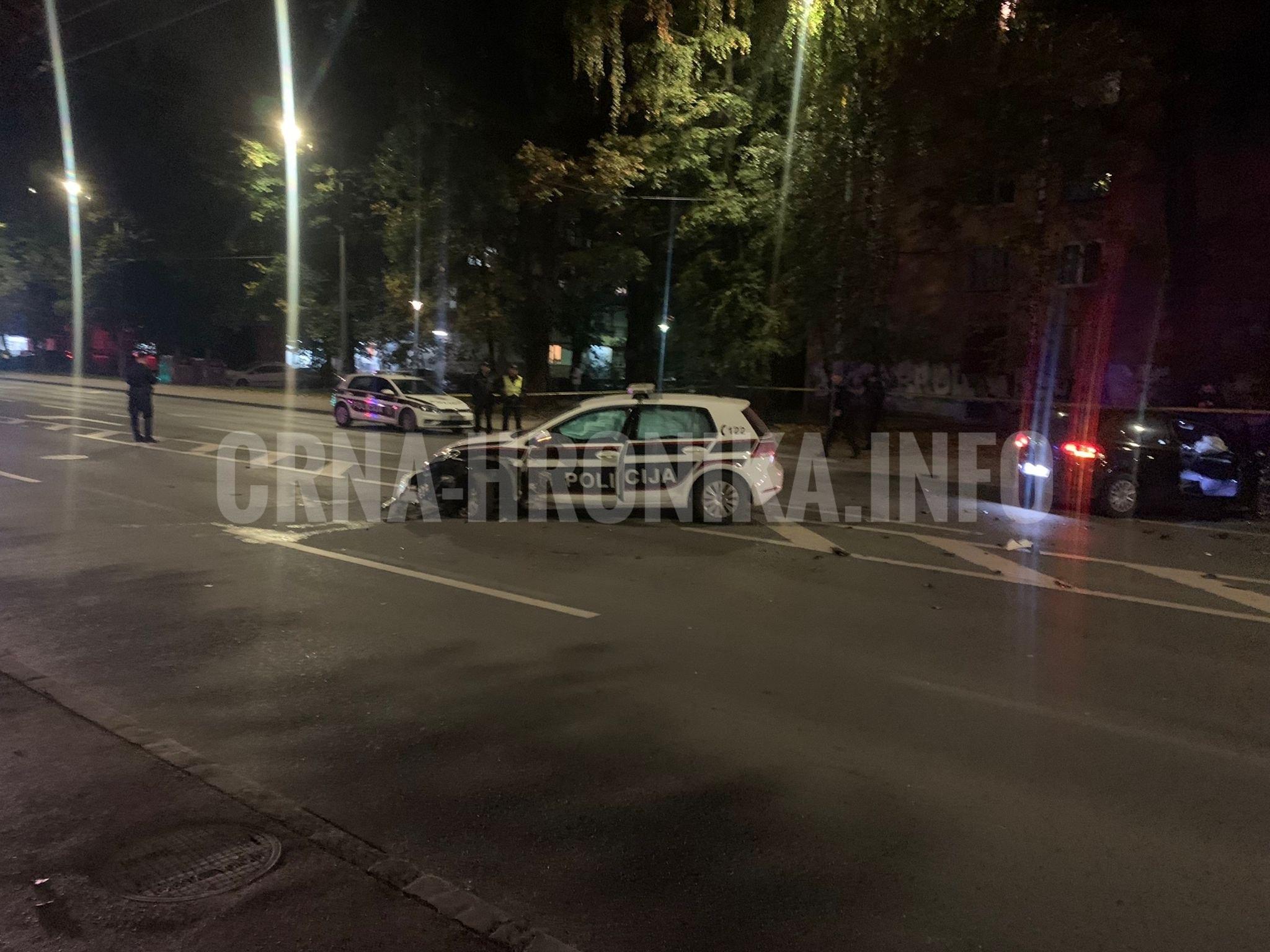 Sudar policijskog vozila i Golfa u Sarajevu: Dvije osobe povrijeđene
