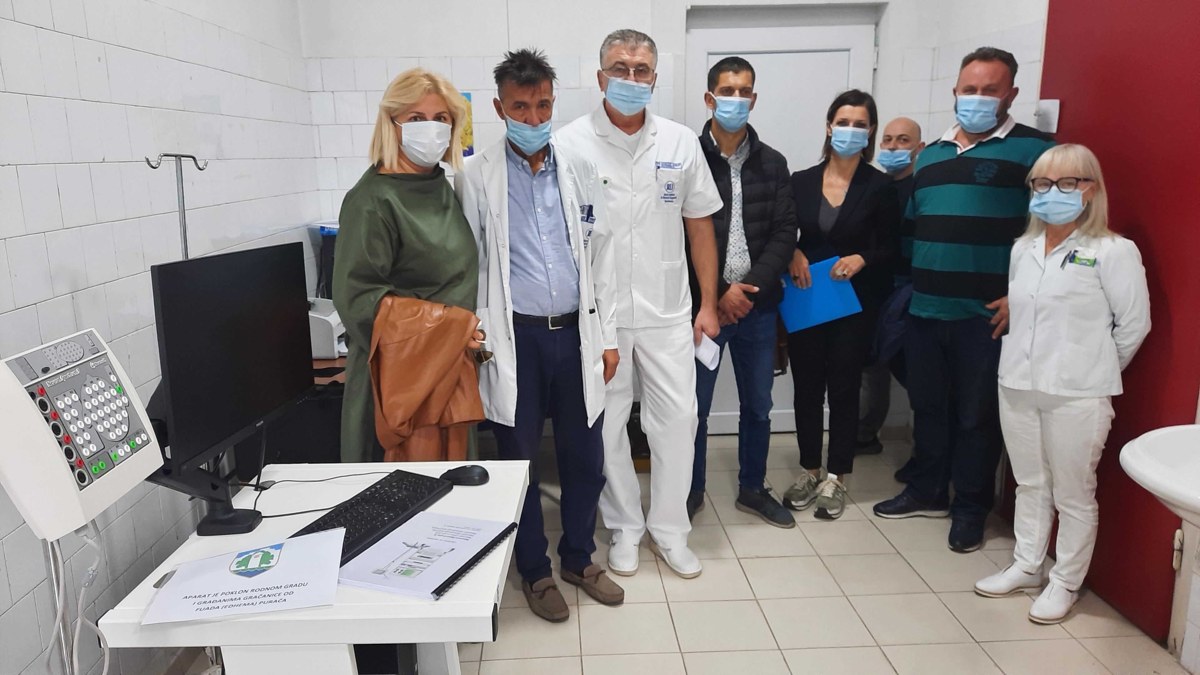 Humanitarac Fuad Purač ne zaboravlja rodni kraj: Bolnici donirao aparat vrijedan 40.000 KM