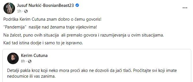 Objava Nurkića na Facebooku - Avaz