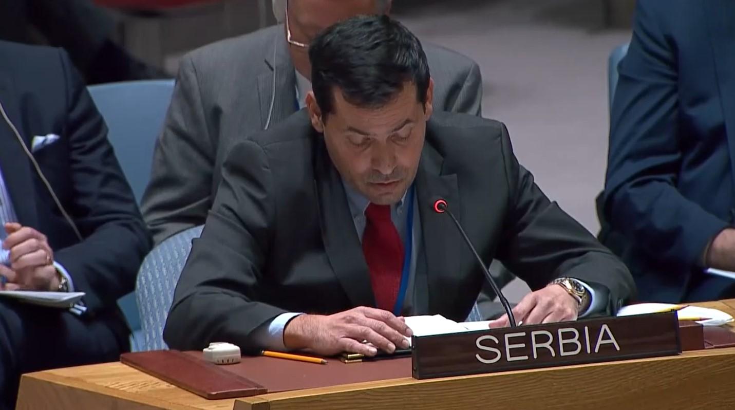 Predstavnik Srbije u Vijeću sigurnosti UN-a - Avaz