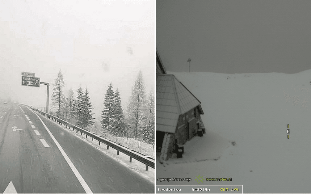 Prvi ovosezonski snijeg već je prekrio Austiju, Sloveniju - Avaz