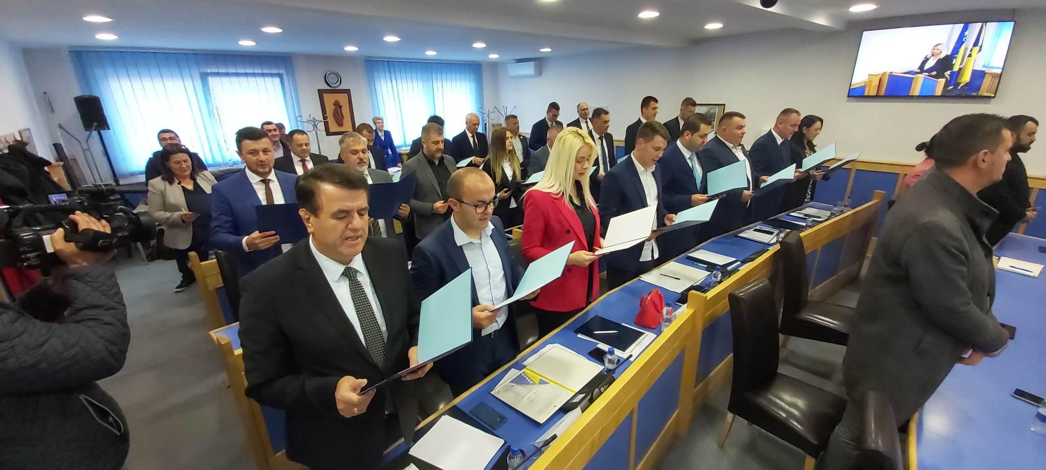 Skupština BPK Goražde: Poslanici preuzeli mandate i dali svečanu izjavu