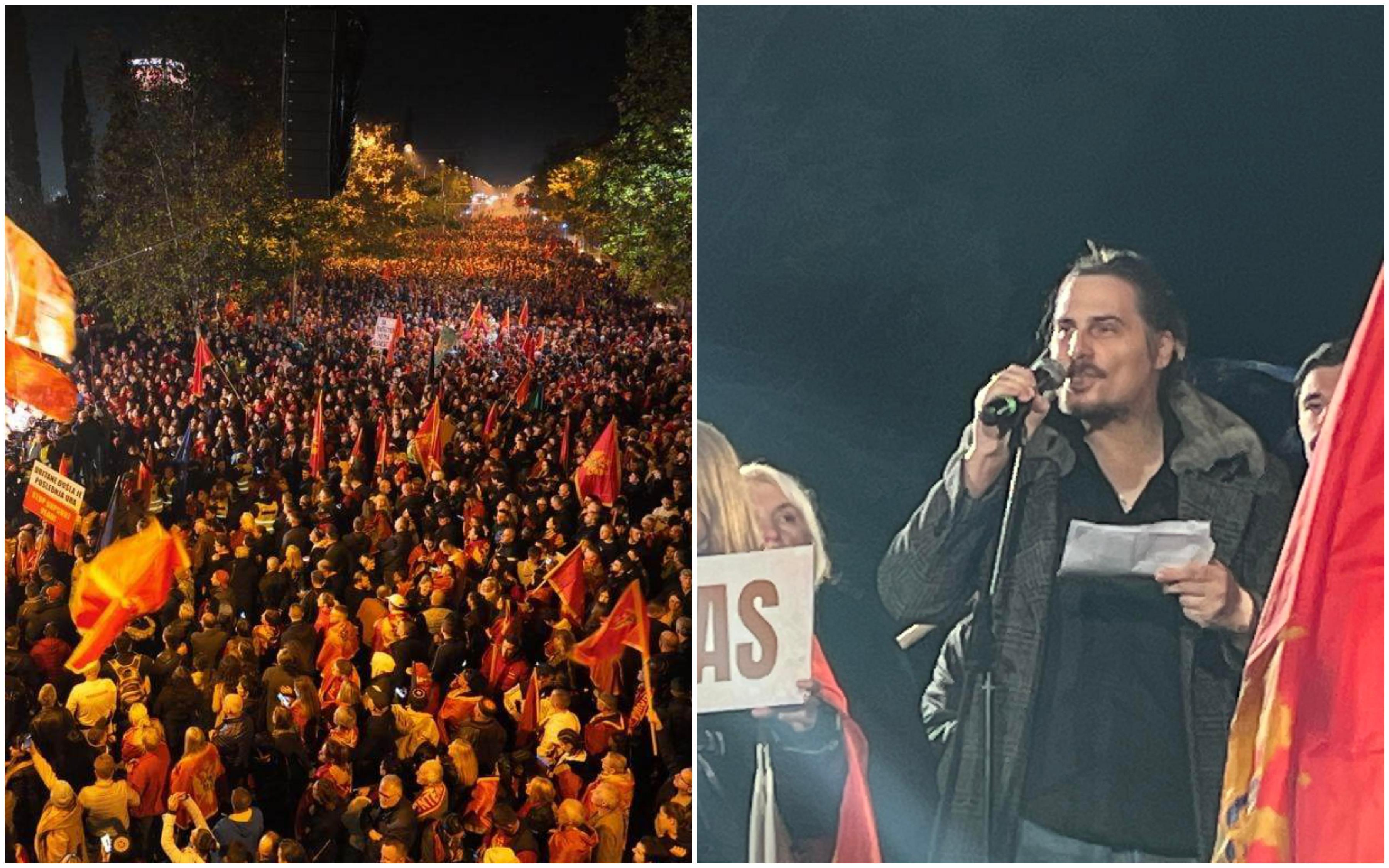 Danilo Marunović držao govor pred hiljadama okupljenih građana - Avaz