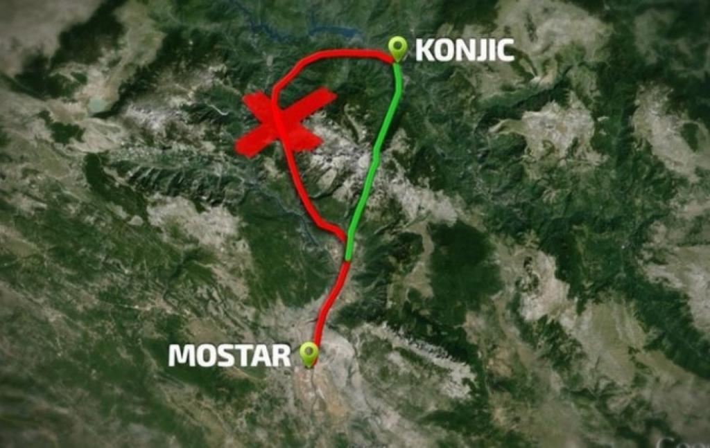 Optimizacijom trase autoputa od Konjica do Mostara: Umjesto priključka, Jablanica dobila zaključak