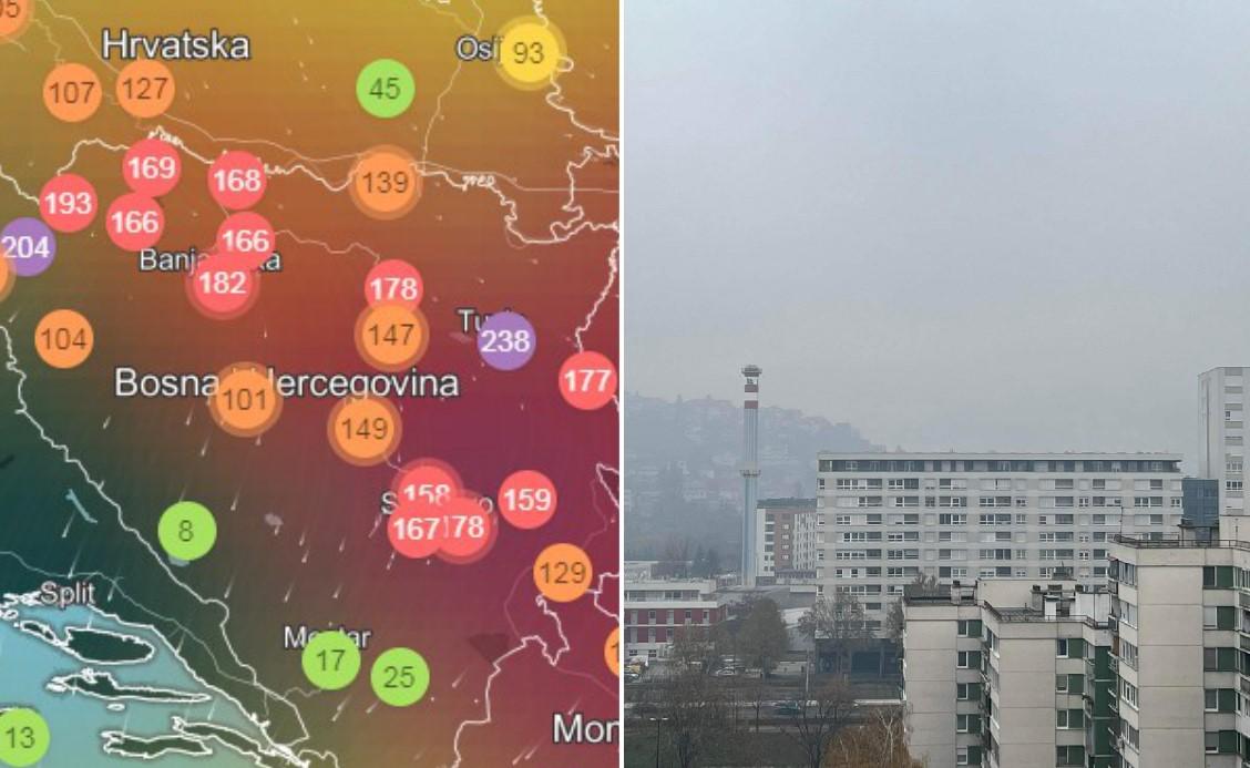 Sarajevo treći najzagađeniji grad na svijetu - Avaz