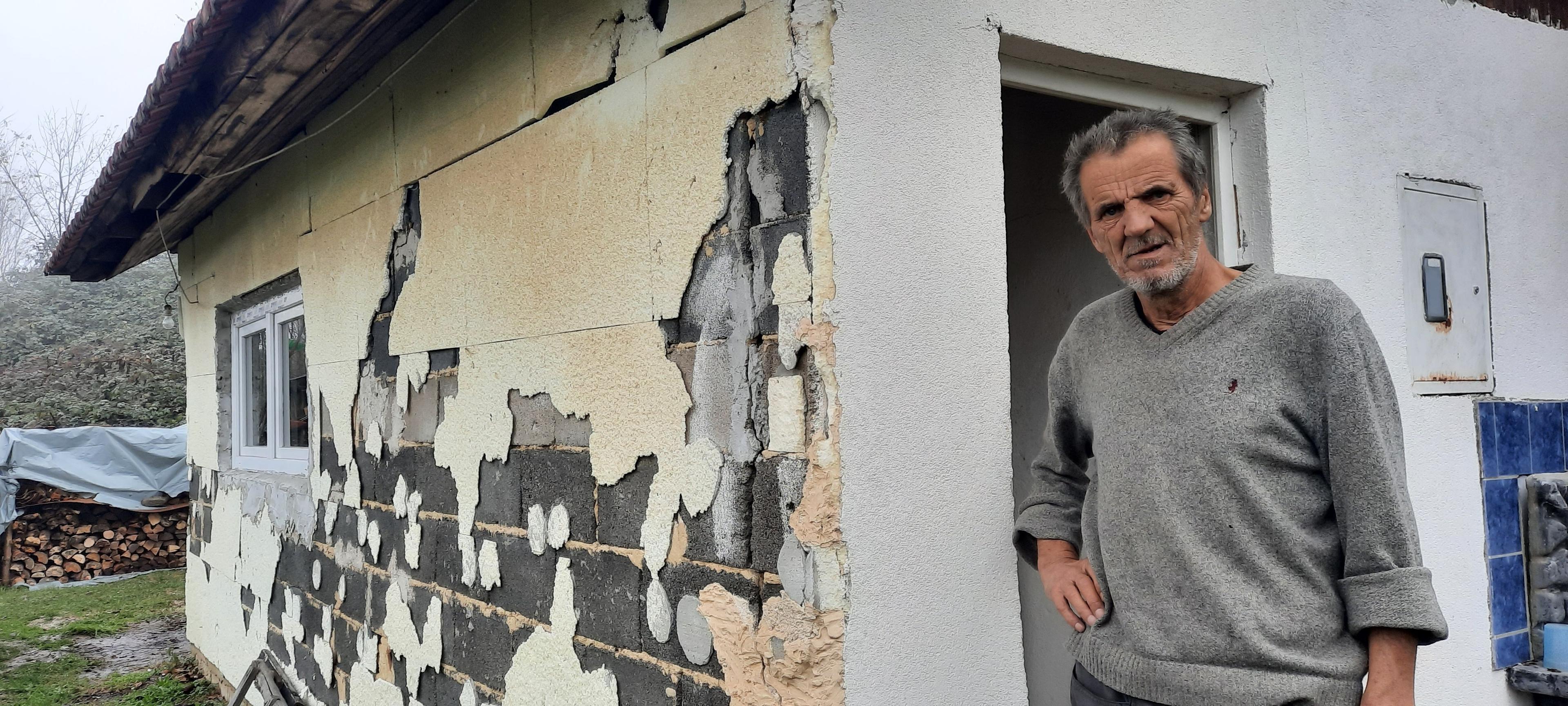 Teška sudbina Hasiba Kovačevića, mještanina sela Miričina: Kuća mu se urušava, svaki dan strahuje za život