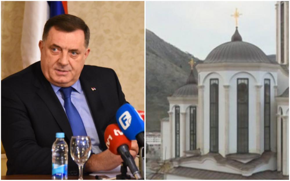 Dodik: Napad na Sabornu crkvu poruka Srbima da nema života za njih u FBiH