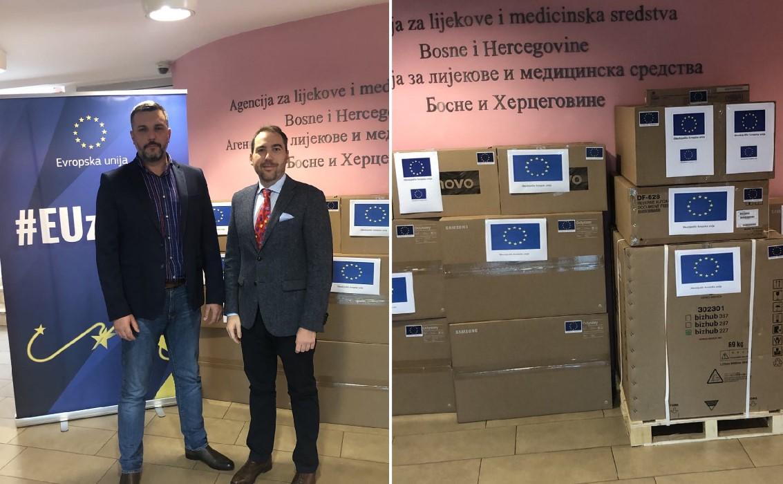 EU jača kapacitete Agencije za lijekove i medicinska sredstva BiH donacijom IT opreme