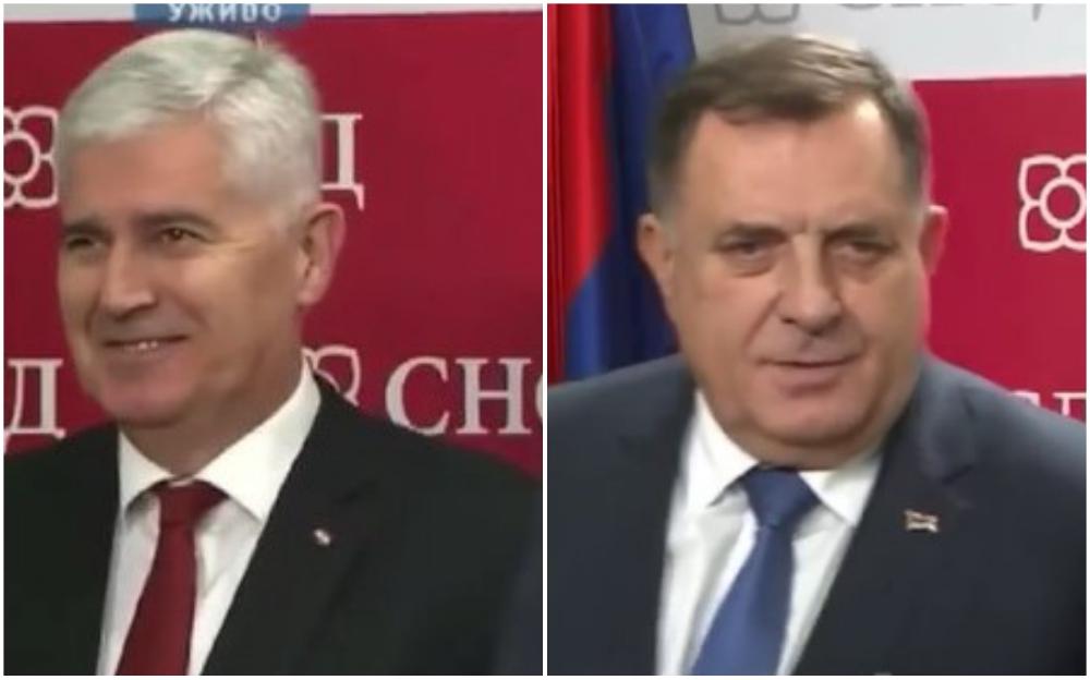 Čović i Dodik: Na presici nakon sastanka - Avaz