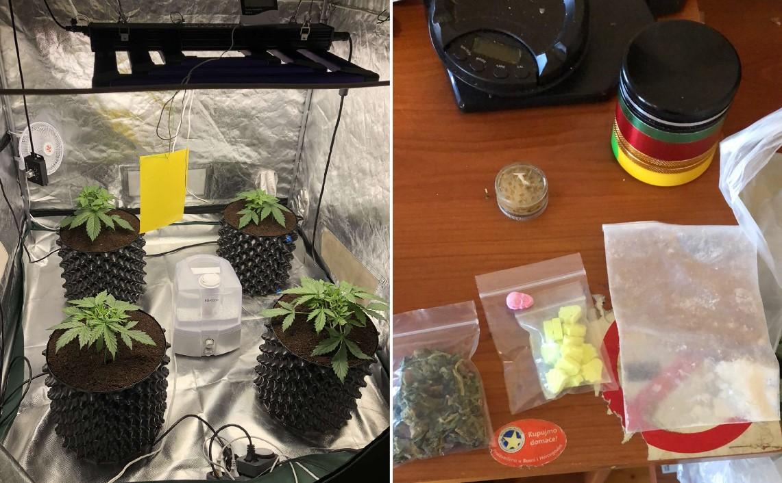 Policijska akcija u Švrakinom Selu: Pronađena kompletna laboratorija za uzgoj i proizvodnju opojne droge