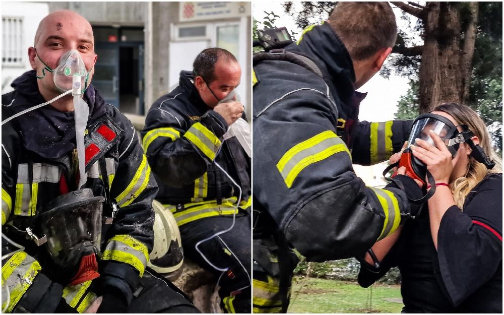 Mostarski heroji: Vatrogasci spriječili veću katastrofu