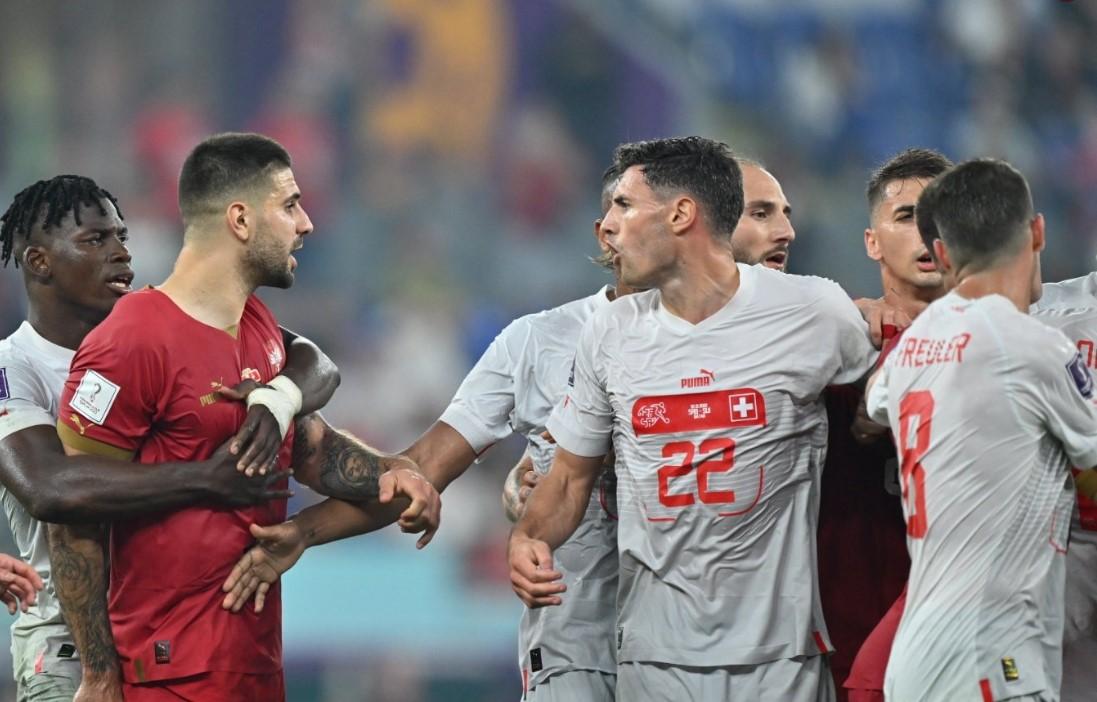 I duel Švicarska - Srbija u Kataru obilježile su nemile scene - Avaz