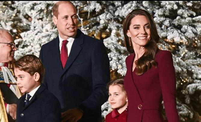 Princ Vilijam i Kejt Midlton s djecom - Avaz
