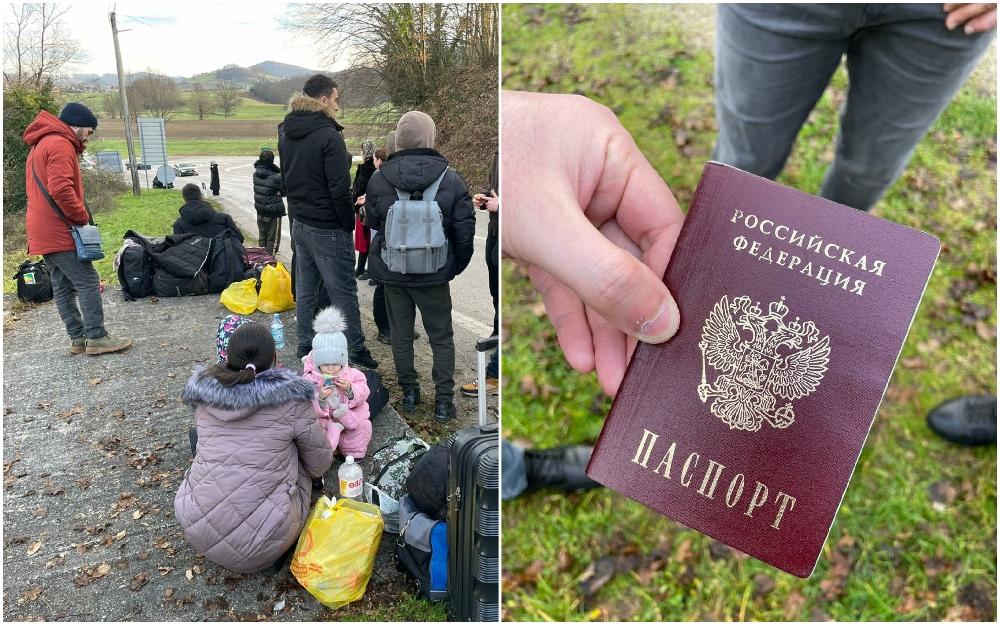 Video / Čečeni pobjegli od mobilizacije, pa na graničnom prijelazu Maljevac pokušavaju ući u Evropsku uniju